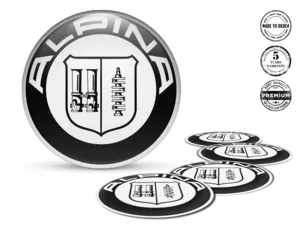 Alpina Ruota Badges Stile Adesivi Epossidici Top